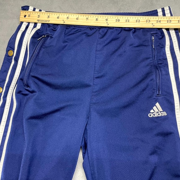 Adidas Y2K Originals Adibreak Track Pants Women's XS Blue White Striped Pockets - Picture 6 of 10